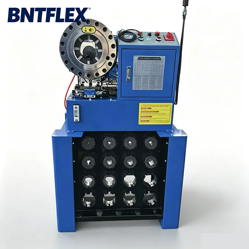 Factory Sales Newest Design BNTP69 Hose Crimping Machine Portable Hydraulic Hose Crimping Machine with Fast Change Dies Tool