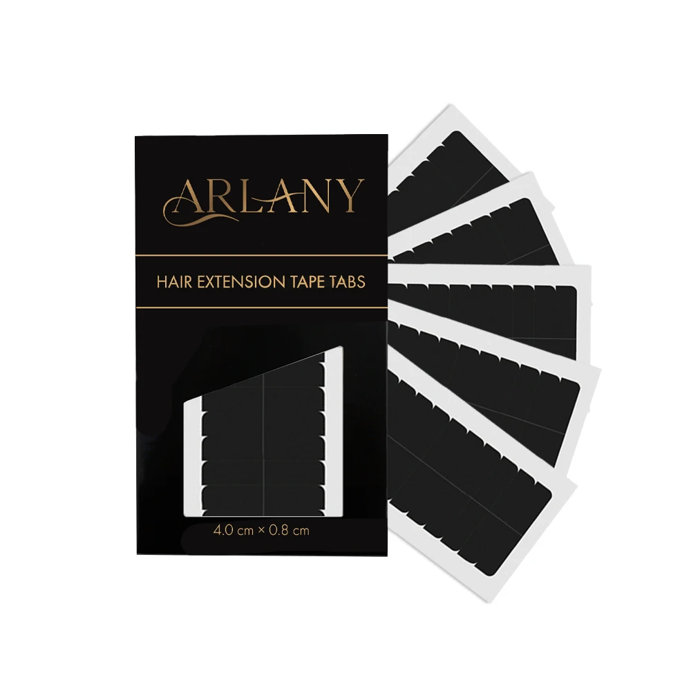 

ARLANY 60 шт. ленты для наращивания волос 4x0.8см, двусторонняя клейкая лента с сильной фиксацией для замены ленты при наращивании волос