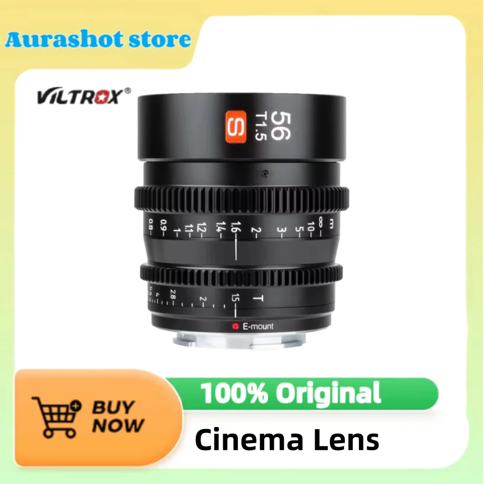 Viltrox S 23 مللي متر 33 مللي متر 56 مللي متر T1.5 عدسة سينما دليل التركيز رئيس صناعة الأفلام مدونة فيديو لسوني E M43 جبل لوميكس أوليمبوس BMPCC كاميرا #1