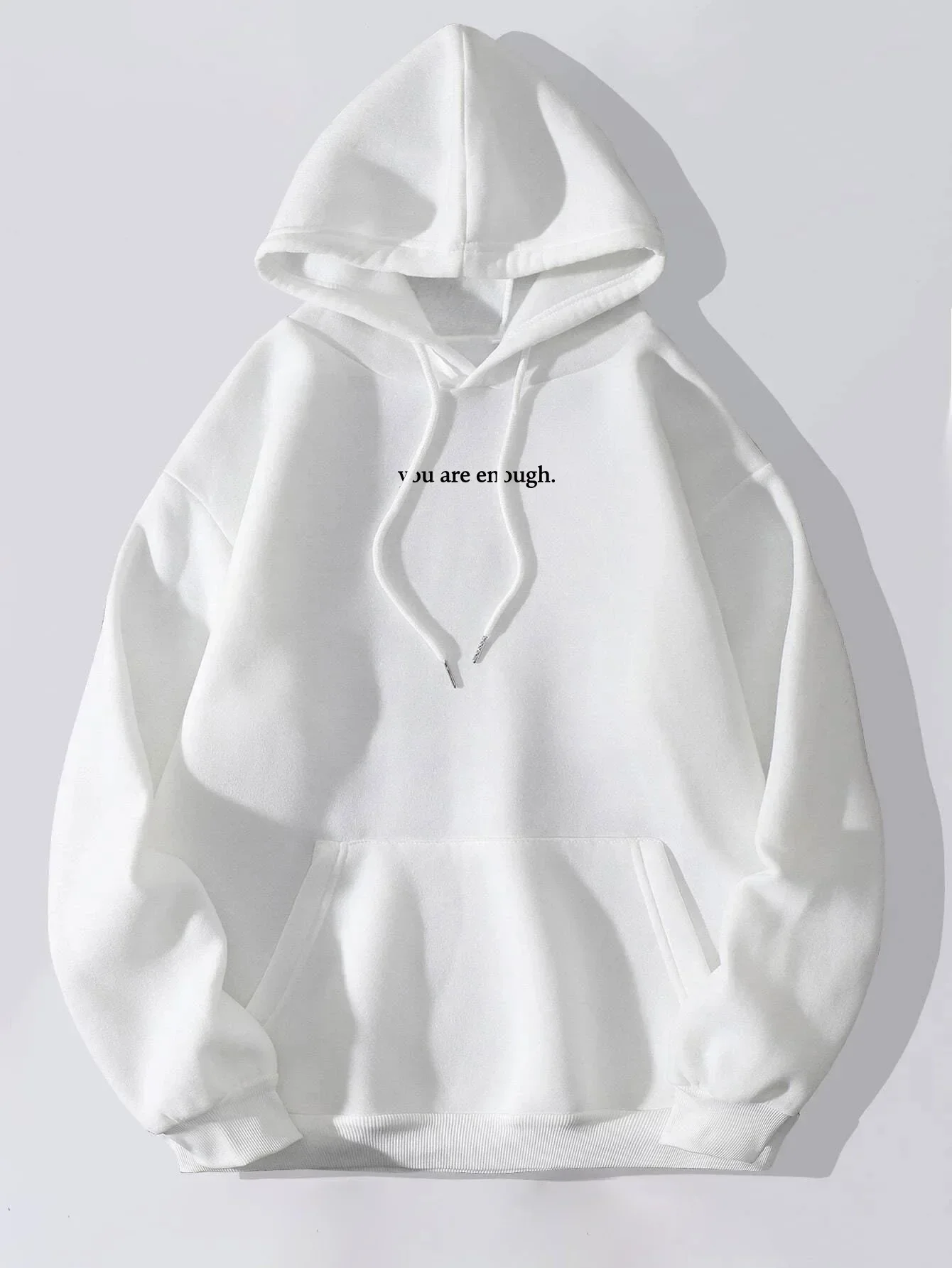 Autumn Y2k Hoodies Young Lady Printed Letter Dear Person Behind Me Casual Oversized Hoodie Aesthetic Hoody Sweatshirt Tops