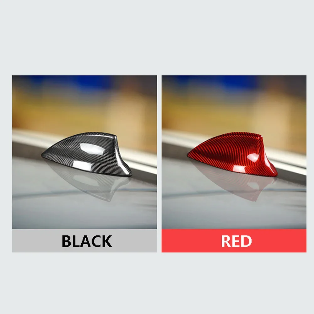 Real 100% Carbon Fiber Car Roof Shark Fin Aerial Antenna Cover For BMW F30 F22 F80 F87 G20 F32 F36 F82 G30 G38 F90 G11 G12