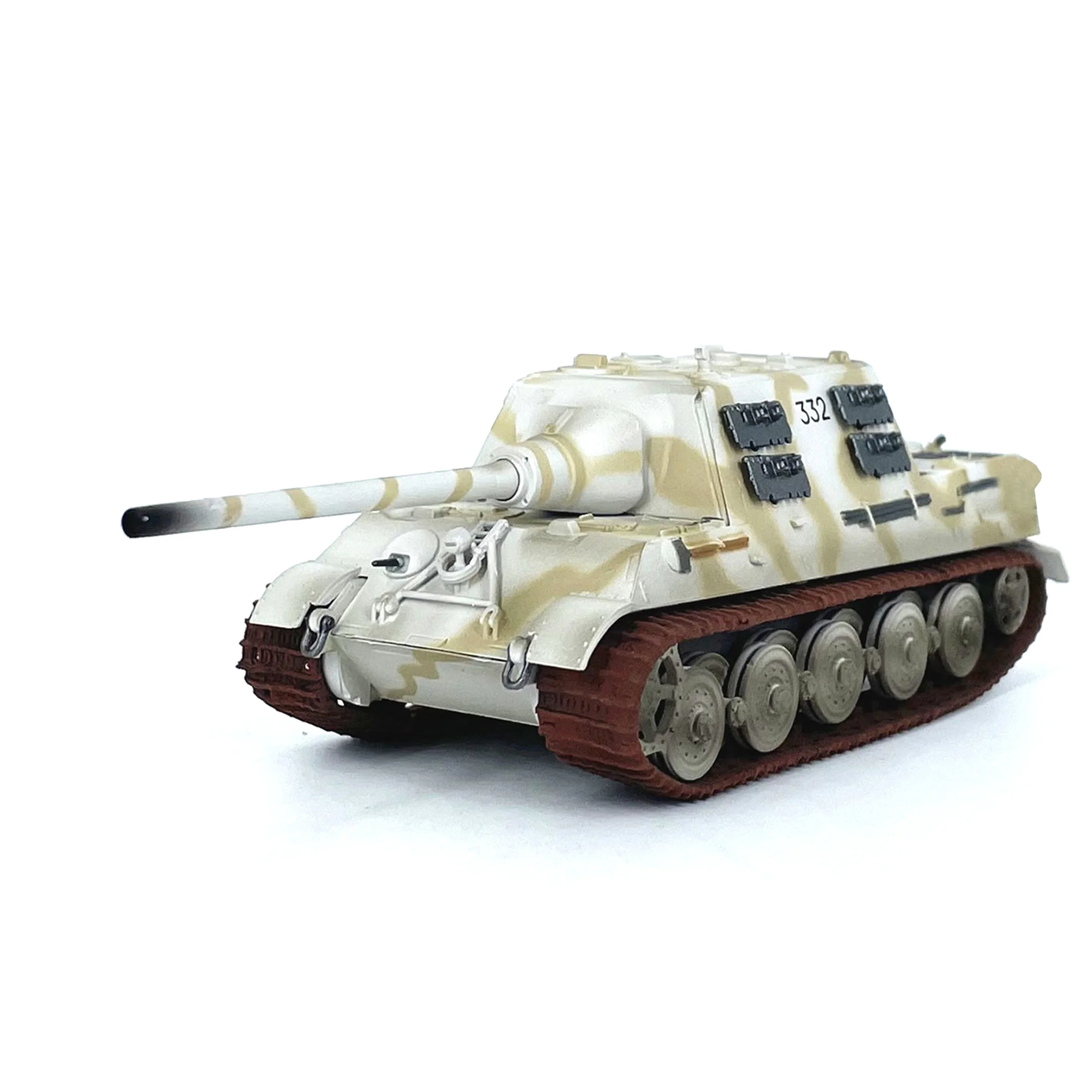 

Stock 36107 1:72 German Jagdtiger (H) Tank Model 332 # Snow Coating Static Finished Product Model (Out of Print)