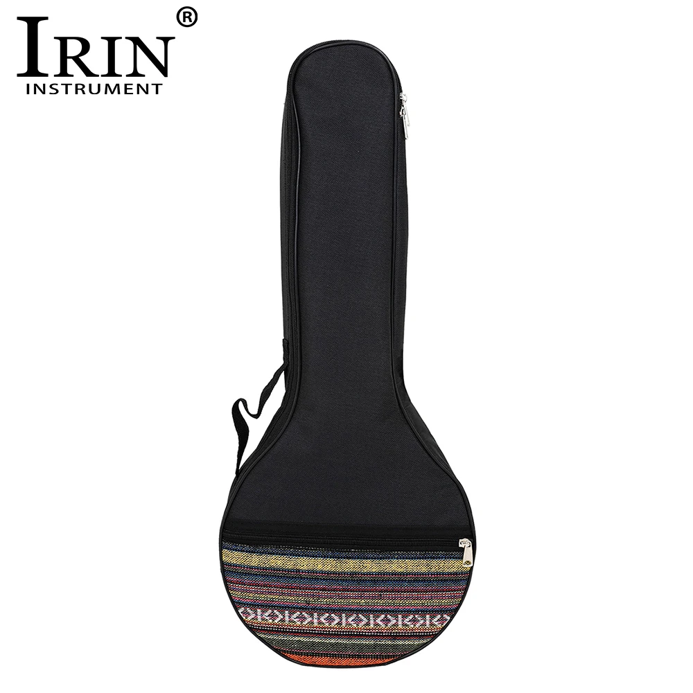 IRIN Custodia per banjo a 4 corde Borsa da trasporto Zaino in tessuto non tessuto impermeabile Borsa per banjo portatile Accessorio per strumenti a