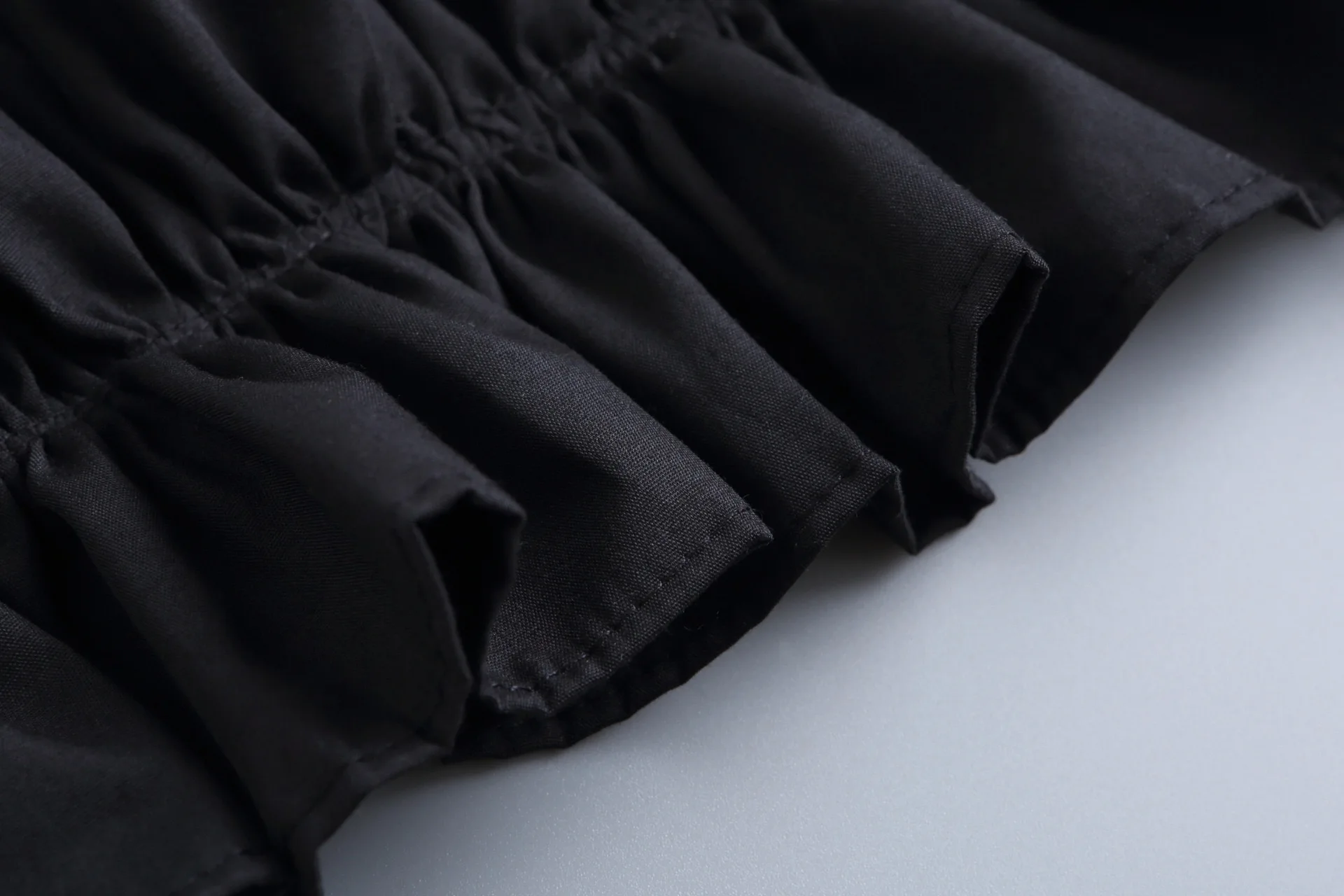 Women's Solid Colour Black White Vertical Cotton Fake Collar Ruffled Neck Collar Fashion Lace False Collar Four Seasons