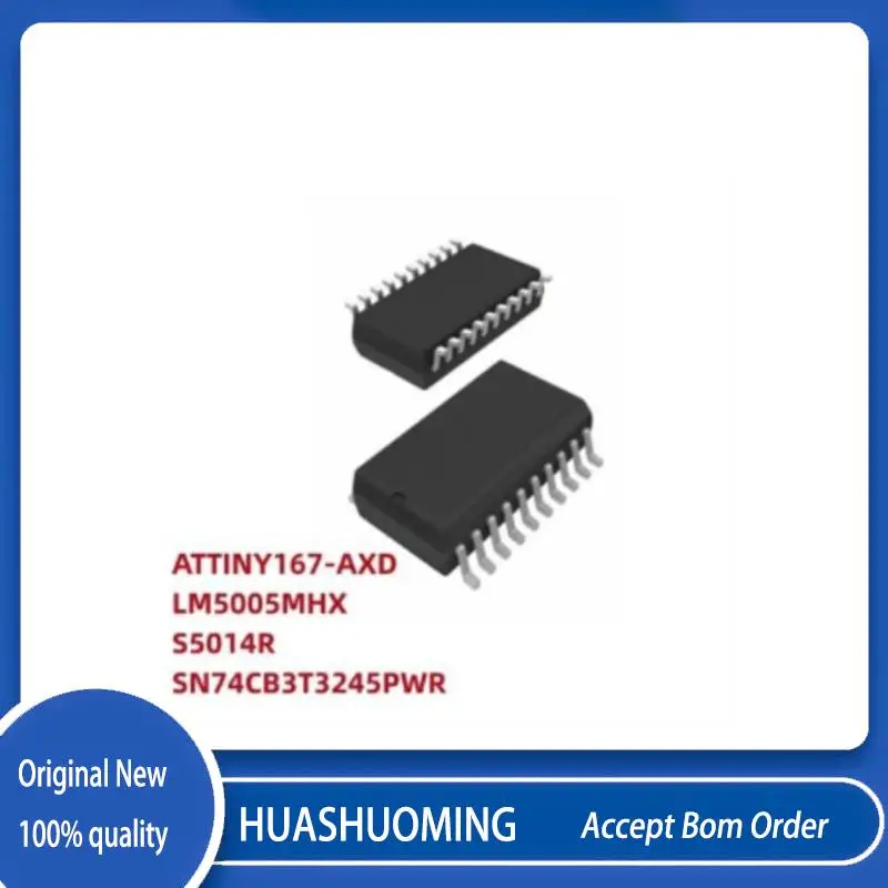 10Pcs/Lot New ATTINY167-AXD    LM5005MHX  S5014R    SN74CB3T3245PWR   sop-20