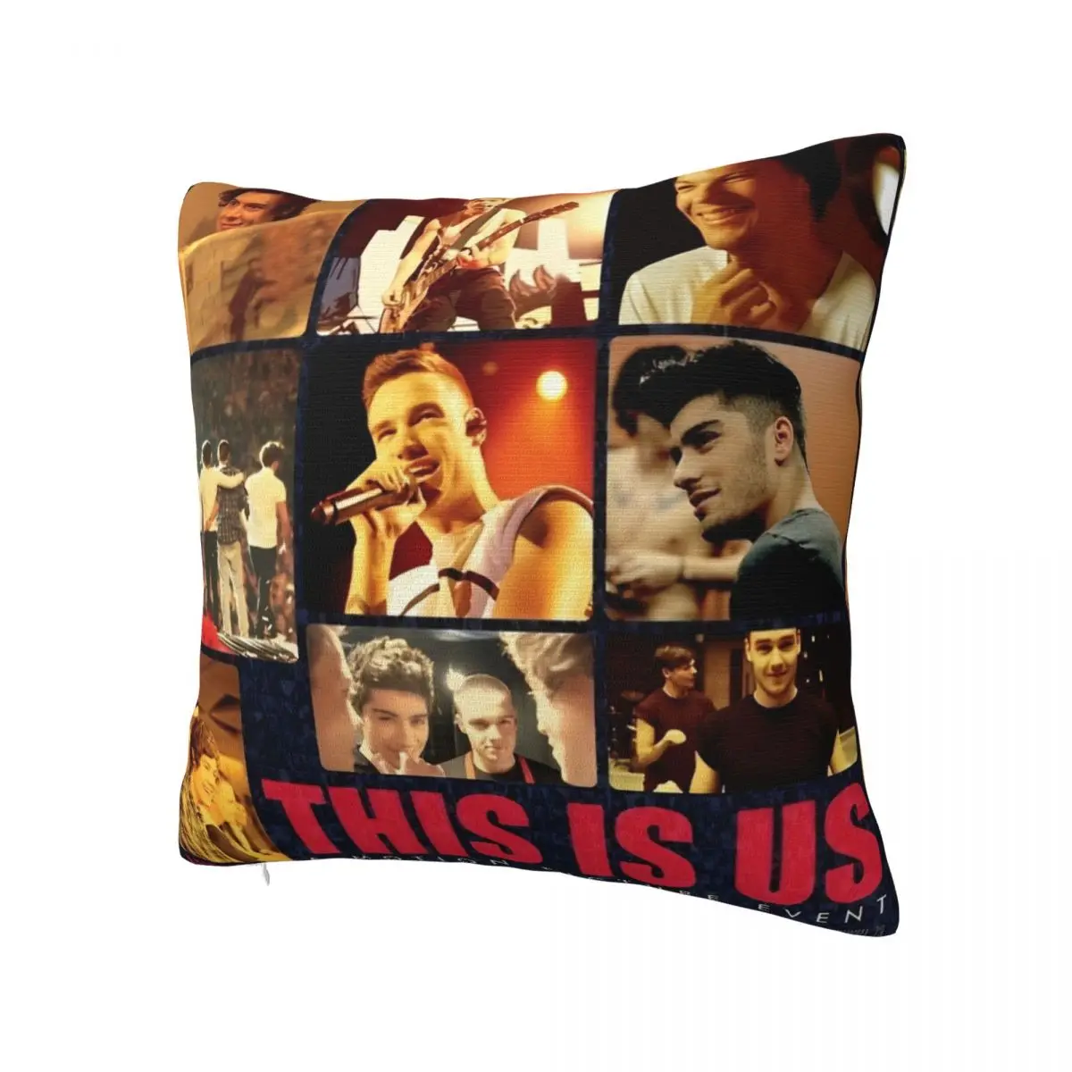 1D One Rock Band Directions Pillowcase Soft Polyester Cushion Cover Decor Throw Pillow Case Cover Home Wholesale 40X40cm