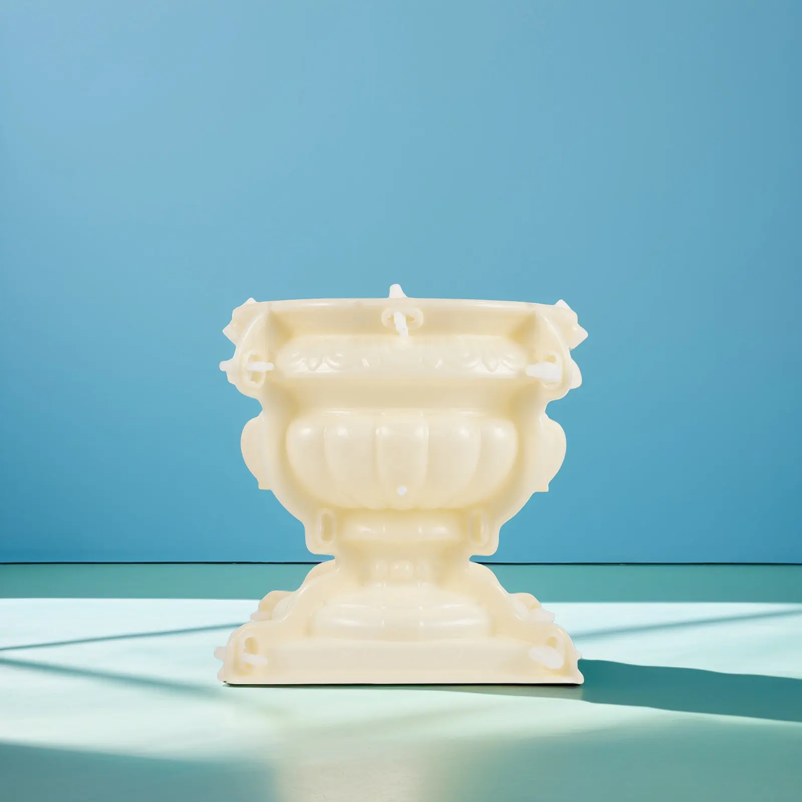 

Форма для кашпо в виде римской колонны, бежевая, в европейском стиле, многоразовая, для самостоятельного изготовления, для сада, для бонсай, для цветов