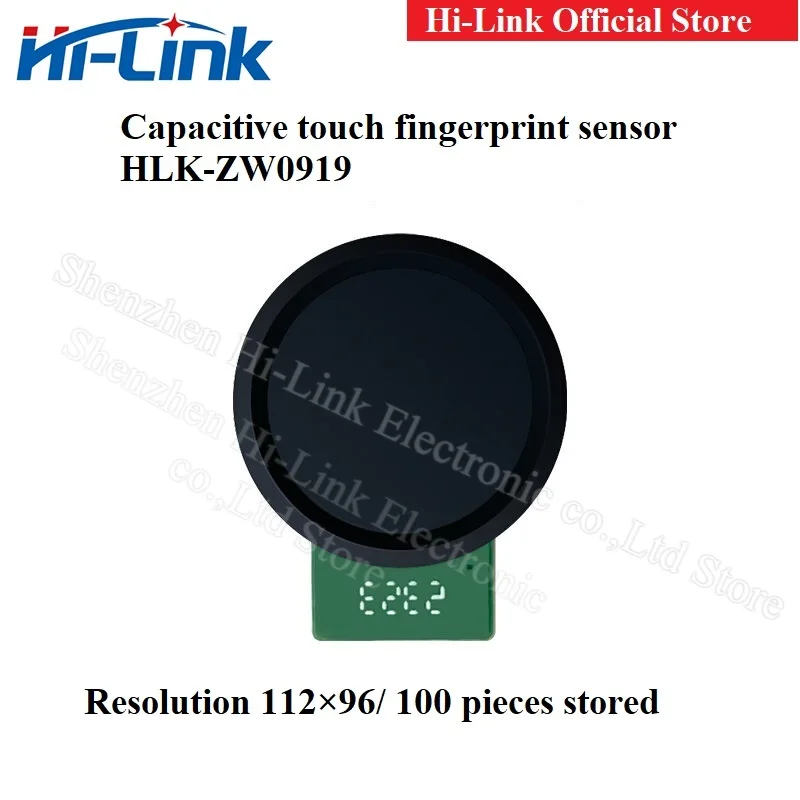 Capacitive Touch Racket-Shaped Fingerprint Door Lock Acquisition Sensor Hi-Link Fingerprint Identification Module HLK-ZW0919