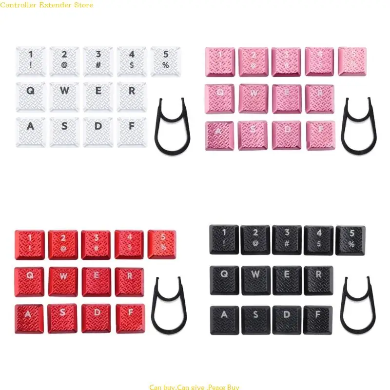 Non-slip Texture Keycaps 13Pcs/Set ABS Keycap OEM Translucent Keycaps