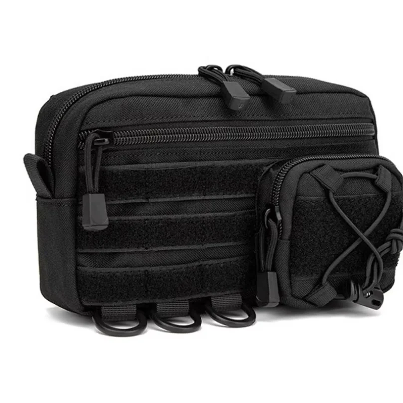 1000D Storag Pouch Molle Organizer Bag Utility EDC Tool Pouch Horizontal Modular Pouch Outdoor Waist Pack EMT Hunting Fanny Pack