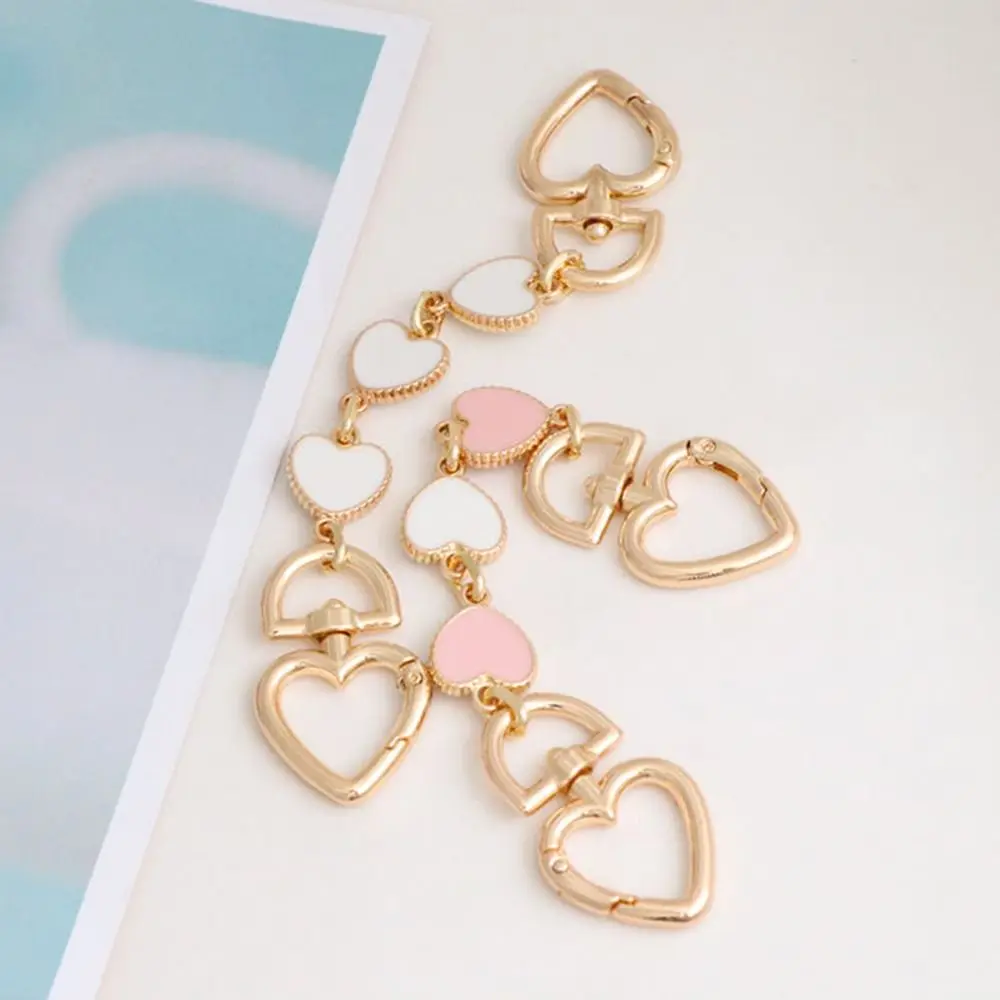 Hardware Heart-shaped Bag Accessories Handbag Bag Extension Chain Replacement Chain Bag Chain Handbag Strap Extender