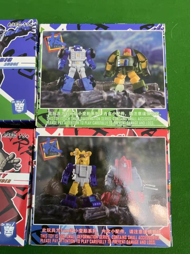 Nieuwe Dr.Wu Dw-E03 Dw-E22 Primaire Kleur Mini Ufo Enorme Golf Pak Kleinschalige Transformatie Action Figure Model Collectie Speelgoed