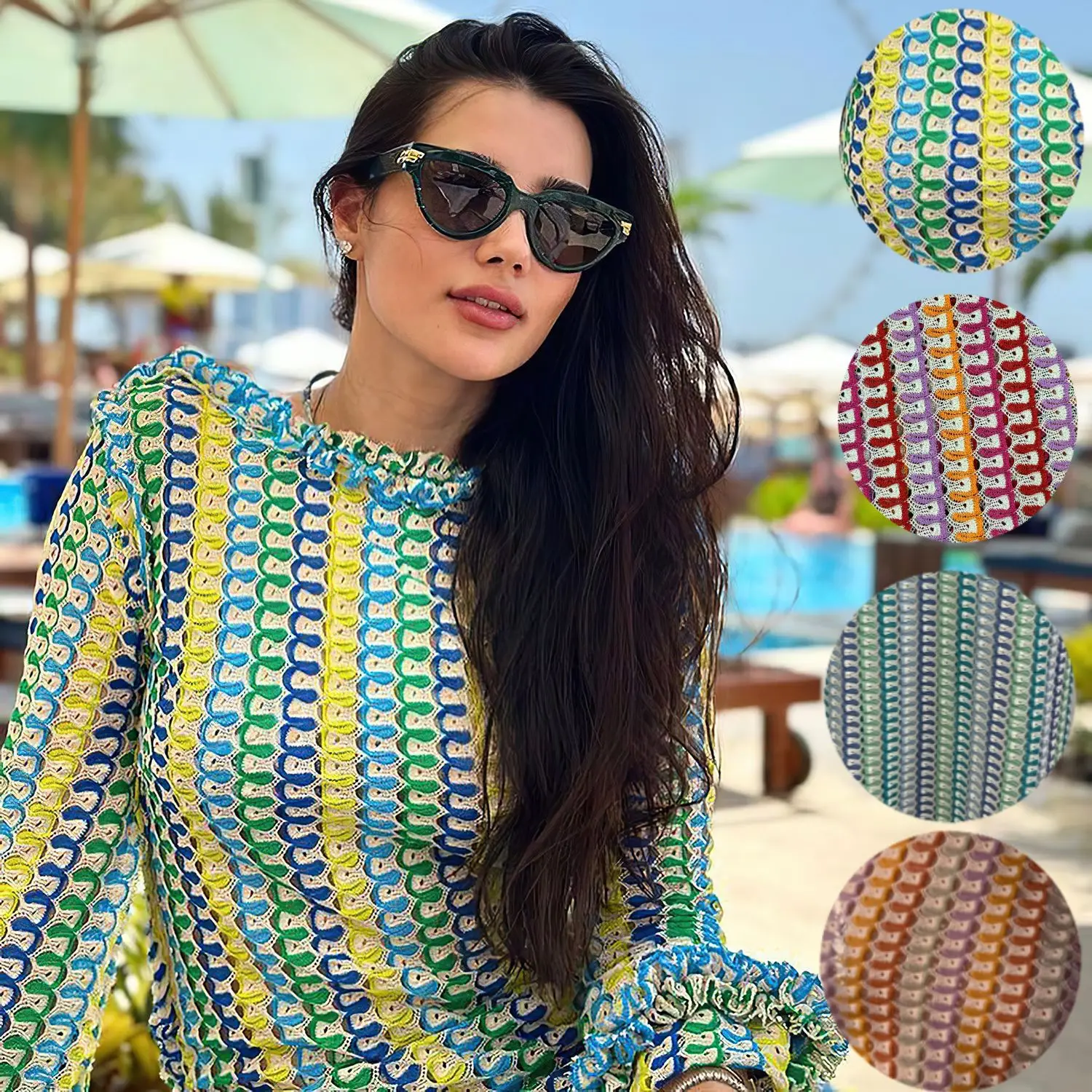 فستان نسائي أنيق من فيستدوس دانتيل متباين بدون ظهر وأكمام طويلة تنورة طويلة فساتين طويلة فيستدو لونغو 2025