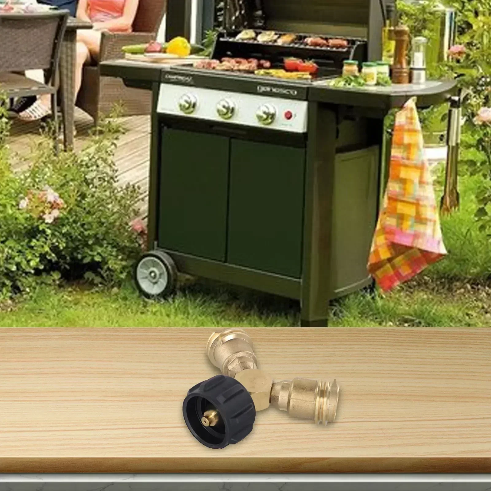 

Compatibility Propane Tank Y Splitter Adapter Compatibility Specifications Easy Installation High Quality Special Design