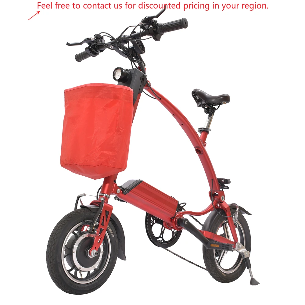 

Superlight Foldable Electric Bike Fashion 36V 250W Shopping Electric Bicycle Wholesale 5 Year Battery Life 7.8AH E Bike