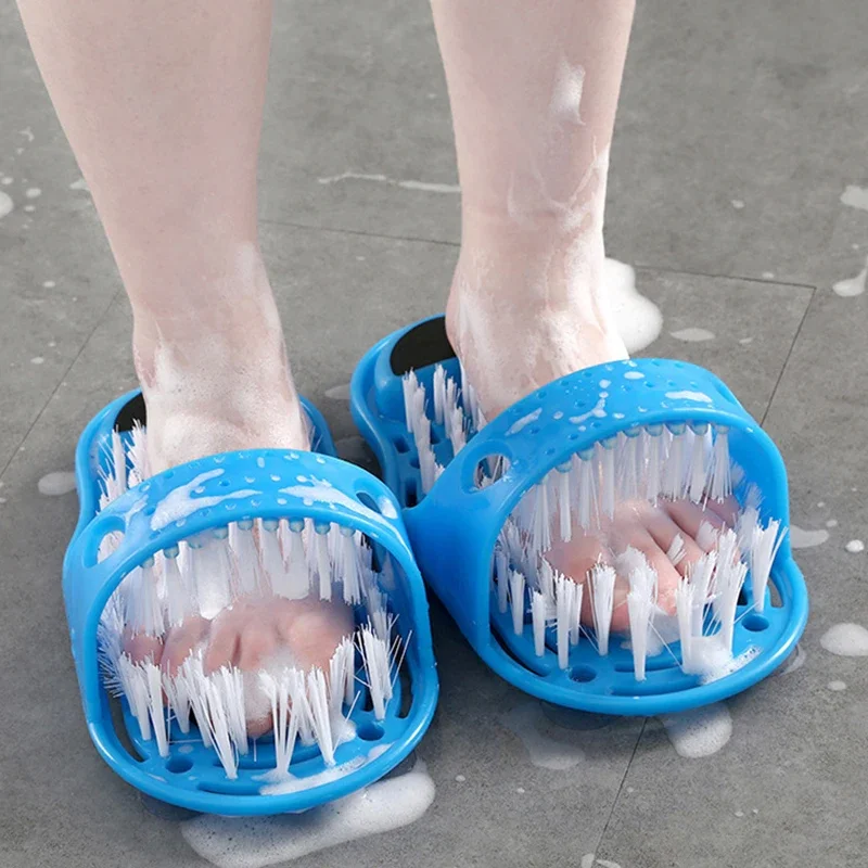 Bathroom Foot Washing Tool Lazy People Wash Their Feet Rubbing Feet Slippers Suction Cups Rubbing Feet Dragging Dead Skin