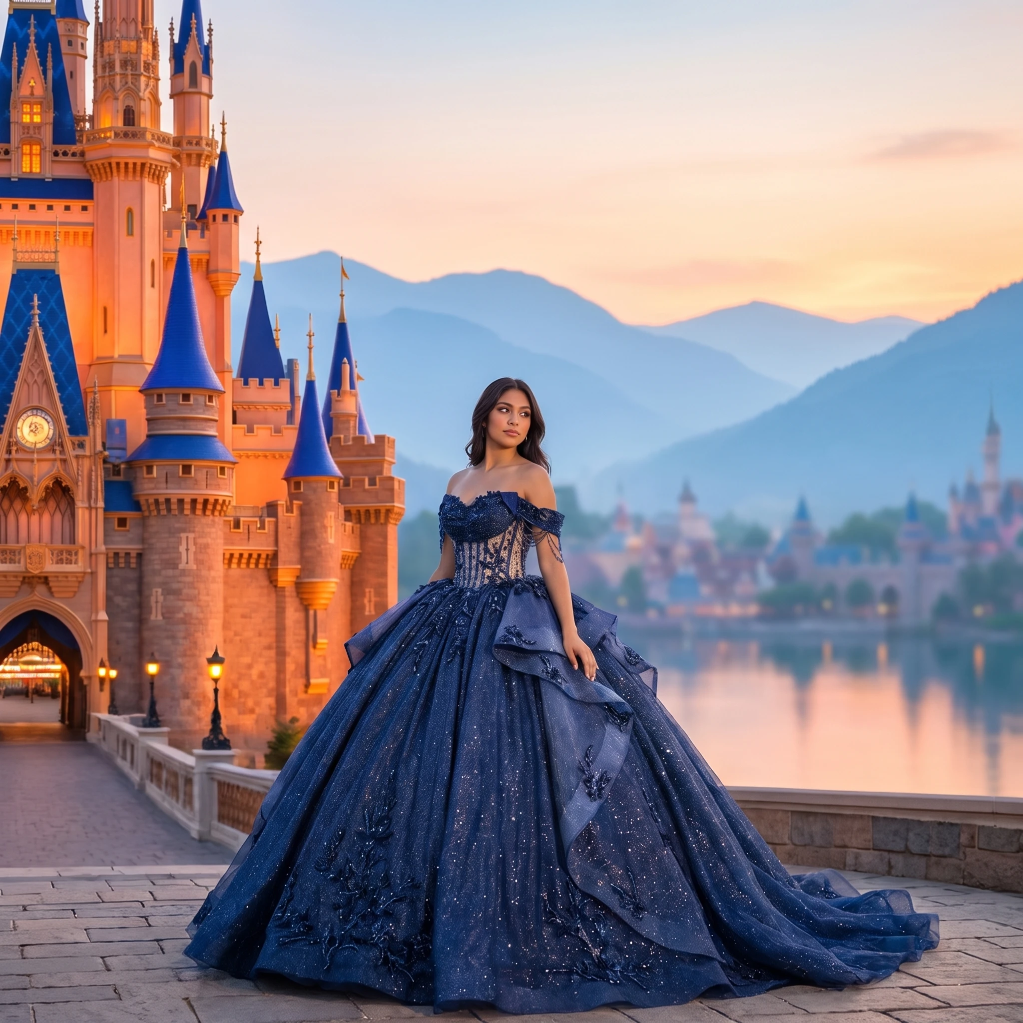 Quinceanera Dresses Ruffles Party Dresses Vestidos De 15 Anos Customized Long Sleeves Appliques Scoop Ruffles Promotion DY5799