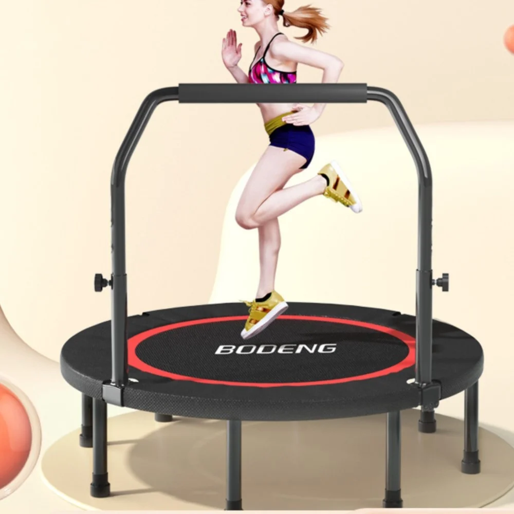 TULX Motion Trampoline Height Adjustable All Steel Sturdy Frame High-strength Elastic Spring Safe Design Without Hurting Feet