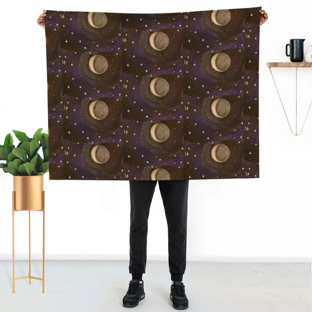 Moon Phase IV Waning Crescent Throw Blanket Summer Luxury St Baby Soft Big Soft Beds Thin Blankets