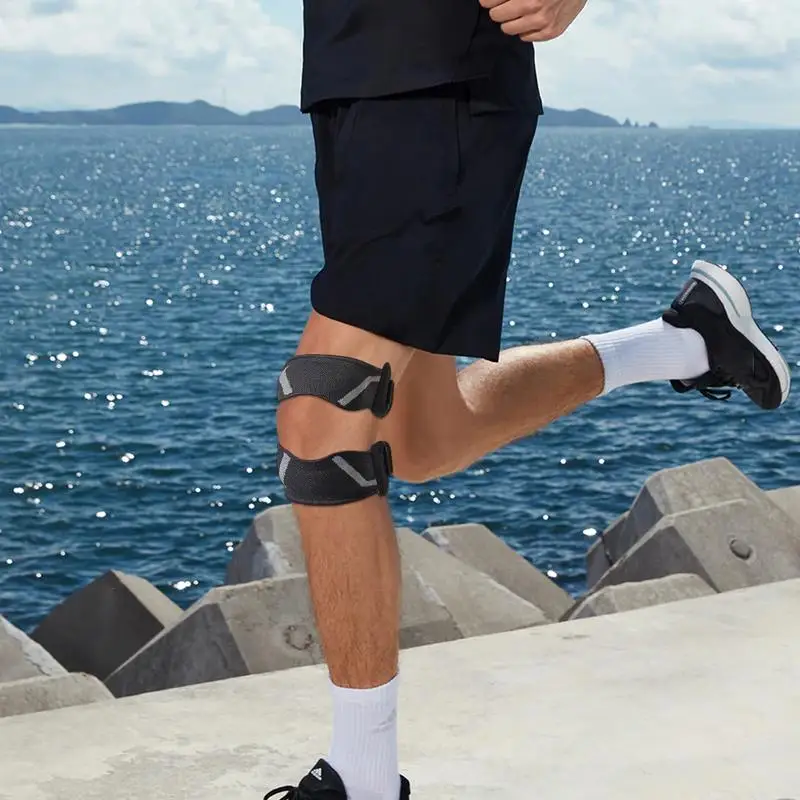 

Наколенник для женщин, стабилизирующий спортивный наколенник, открытый дизайн, поддержка тяжелой атлетики, аксессуары для спортзала для баскетбольных тренировок