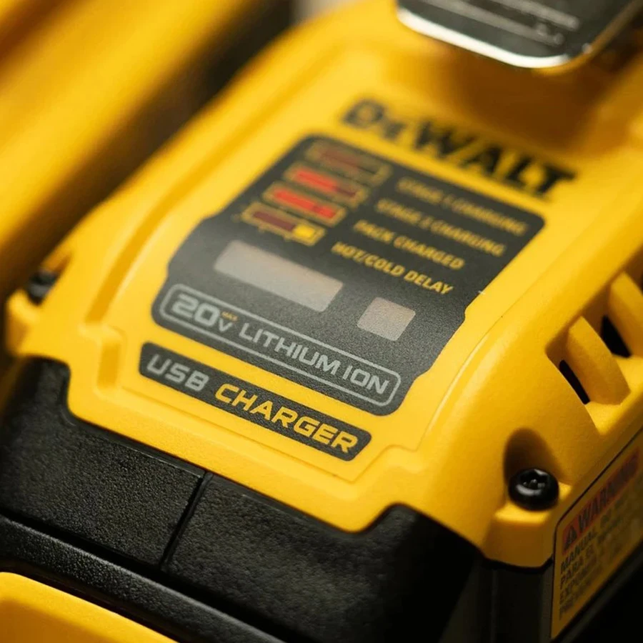 DEWALT DCB094 20 V/60 V 5 AMP Typ-C-USB Batterie Ladegerät Lithium-Ionen Ladegerät Multifunktionsadapter Elektrowerkzeug Zubehör