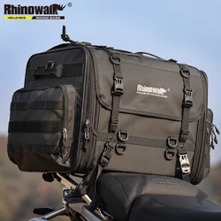 Rhinowalk Motorcycle Travel Luggage Bag Waterproof 19L-80L Expandable Big Capacity Motor Tail/Trunk/Rack Bag For Most Motorcycle