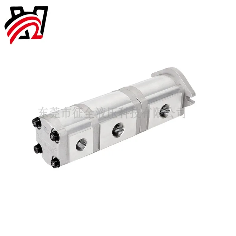 Taiwan Xinhong Aluminum Materials Excavator Hydraulic Triple HGP Series Gear Pump HGP-333A-F*-F*-*R Factory Direct Supply