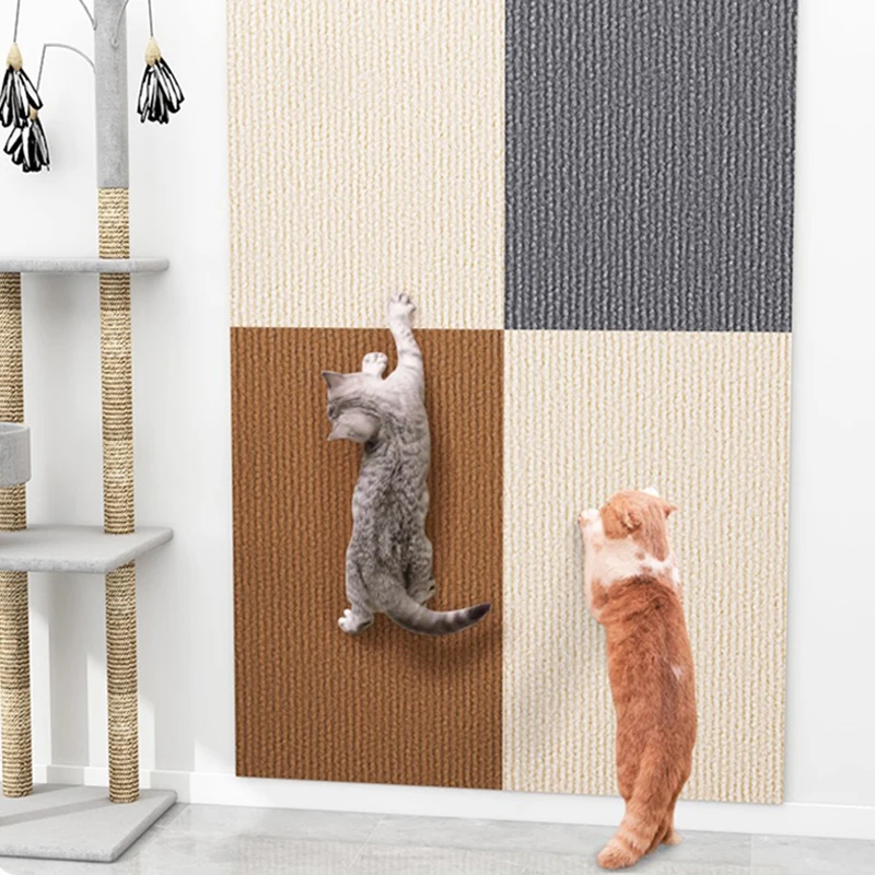 

Self-Adhesive Carpet Cats Scratch Board Wall Anti Cat Scratch Sofa Diy Cats Scratch Board Sofa Protection Paws Sharpen Trimmable