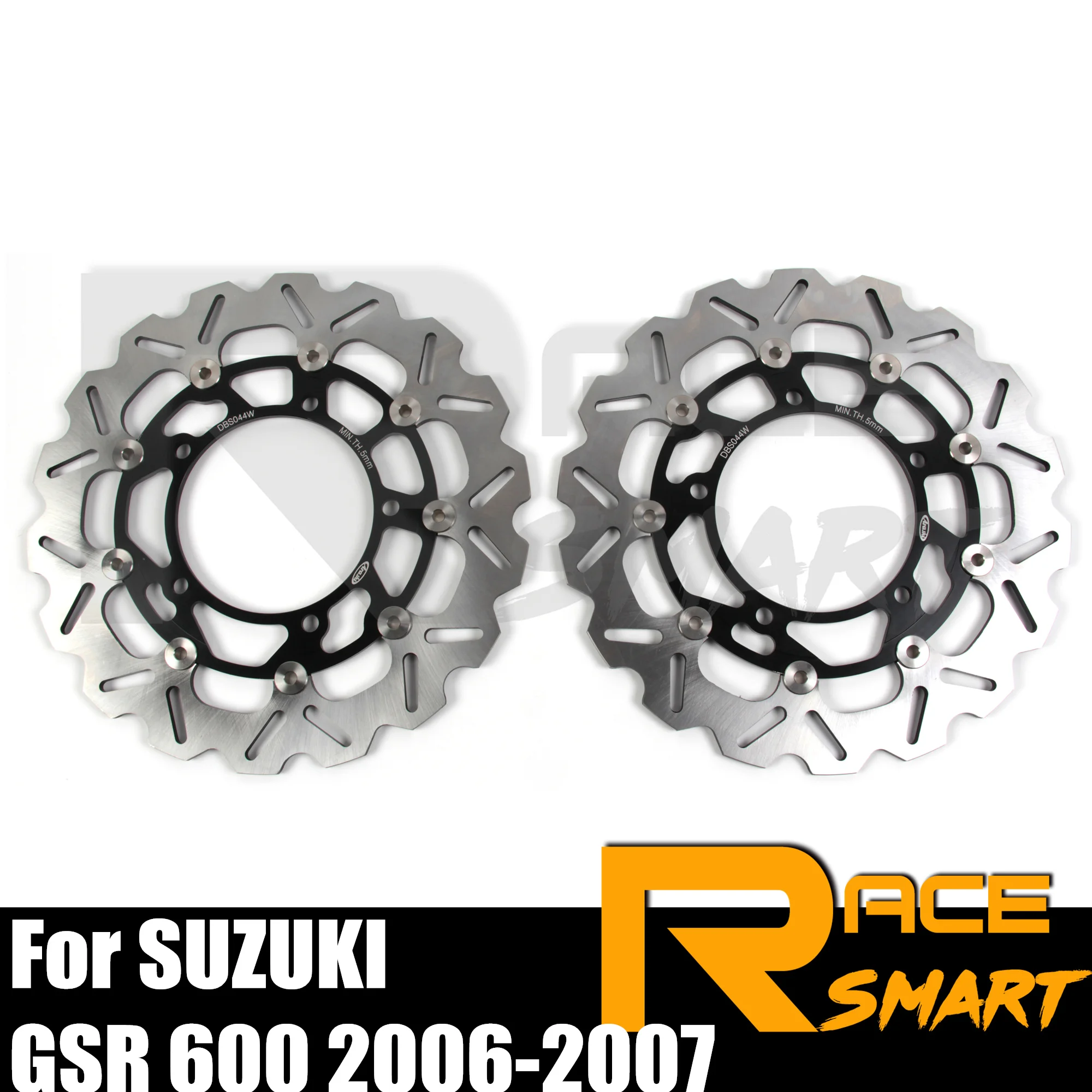 1 Pair For SUZUKI GSR600 2006-2007 GSR 600 Motorcycle CNC Front Brake Disks Disc Rotors GSX650F GSX 650 F 1998-2010 1999 2000 01