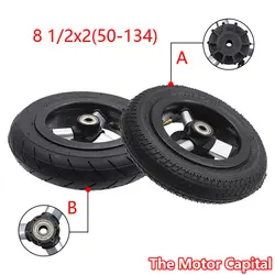 8 1/2x2 (50-134) Inner outer Tyres ,with Hubs ,for 8.5 Inch Kids Tricycle Tire Replacement Wheels Accessories