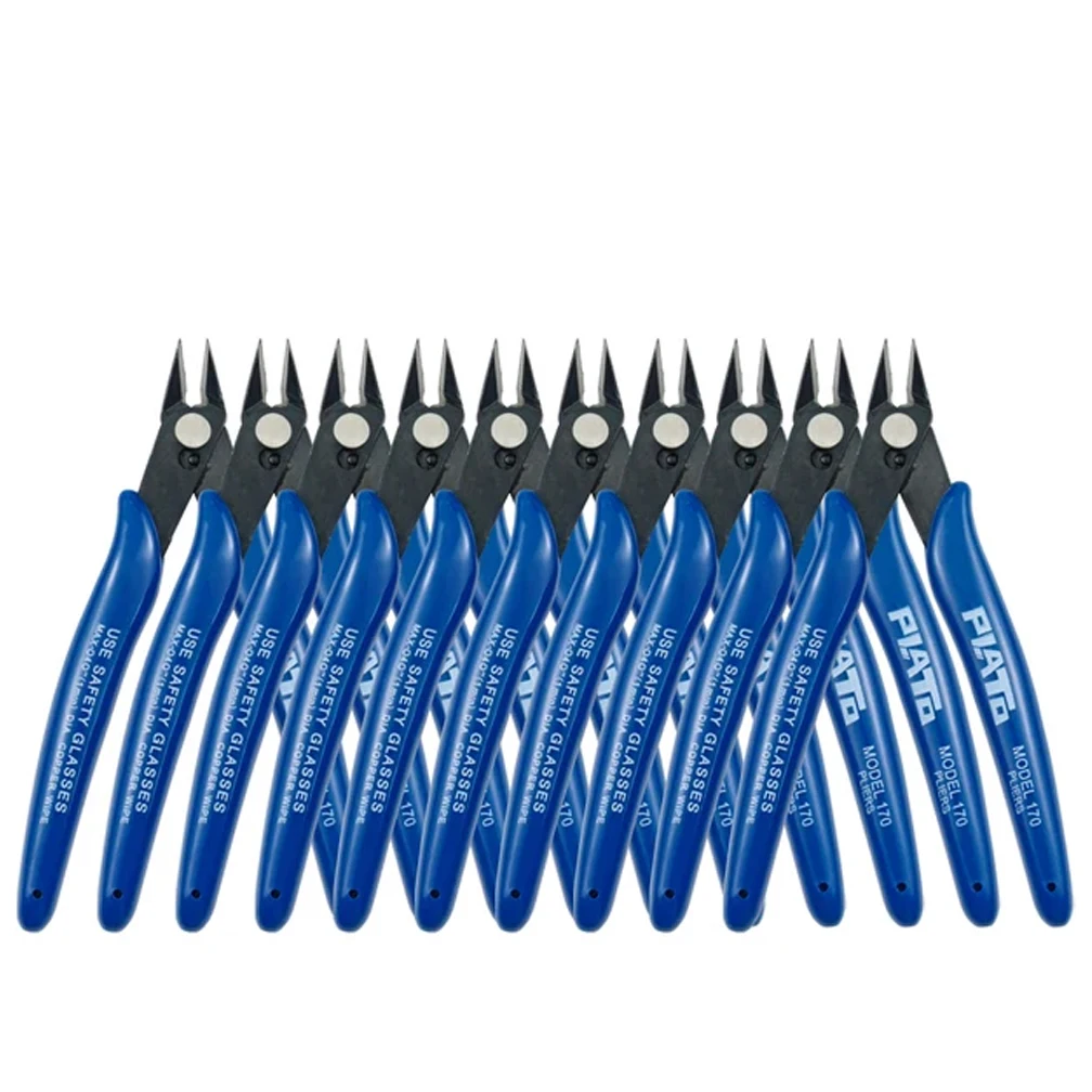 10PCS Universal Pliers Multi Functional Tools Electrical Wire Cable Cutters Cutting Side Snips Flush Stainless Steel Nipper