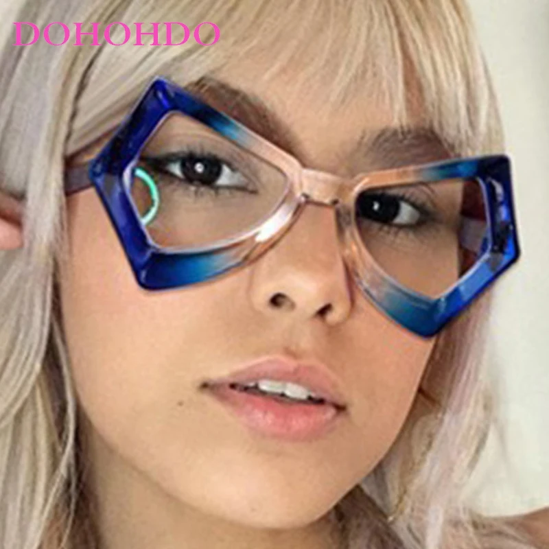 

Fashion Trendy Brand Designer Irregular Polygonal Man Sunglasses Driving Summer Traveling Sun Glasses Female UV400 Lentes Mujer