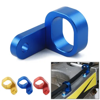 Suzuki için 1 adet alüminyum motosiklet arka fren hattı hortum kelepçesi 308sm 2005-2022 & RMX450Z 2010-2011 kırmızı/mavi/altın