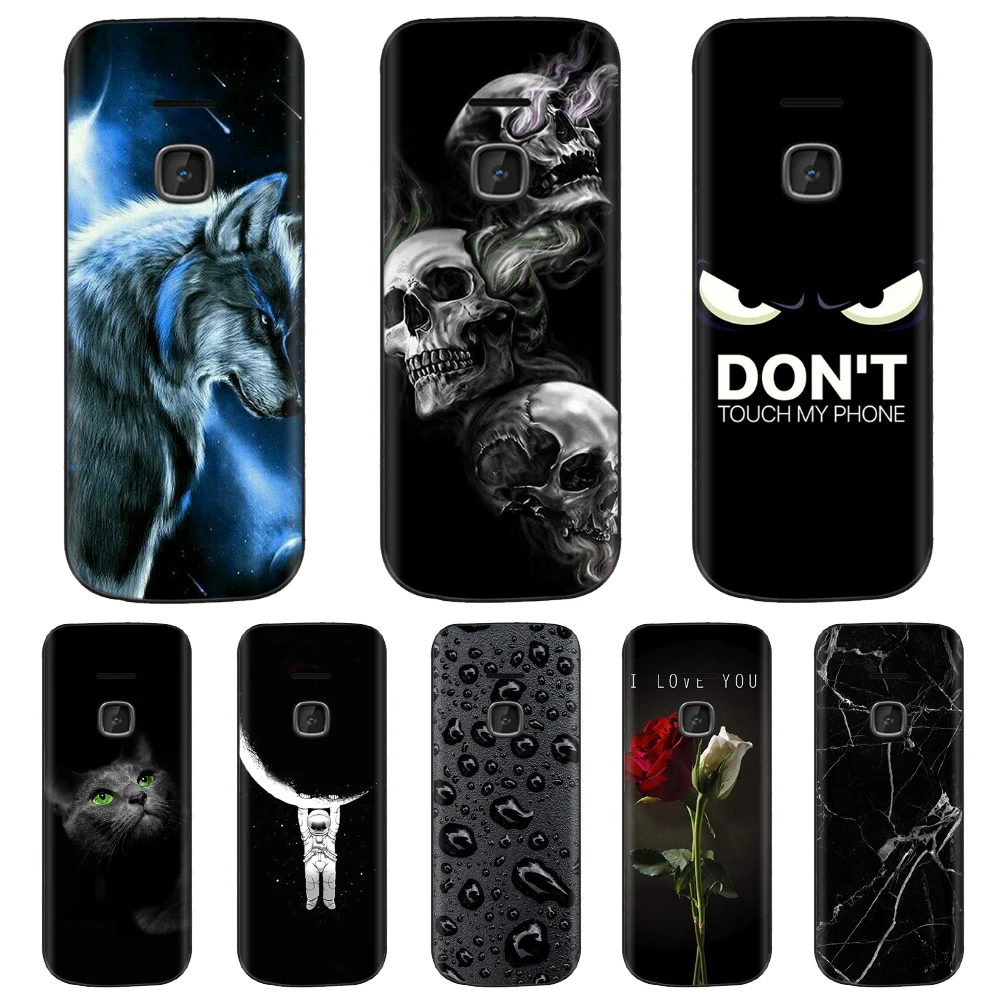 For Nokia 225 4G Case Back Cover Cute Cartoon Pretty Flower Tiger Skull Soft Silicone Phone Cases For Nokia 225 4G Fundas Coque