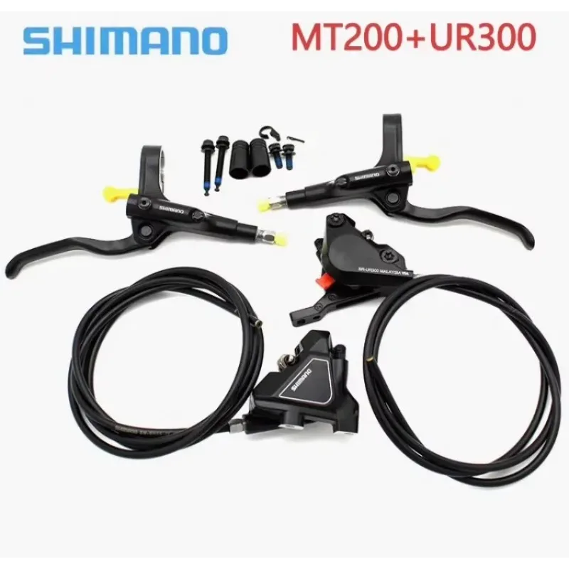 

SHIMANO BR-UR300 Brake Lever BL-MT200 w/Cable UR300 Flat Mount Brake Road Bike Hydraulic Disc Brake Left front Right Rear
