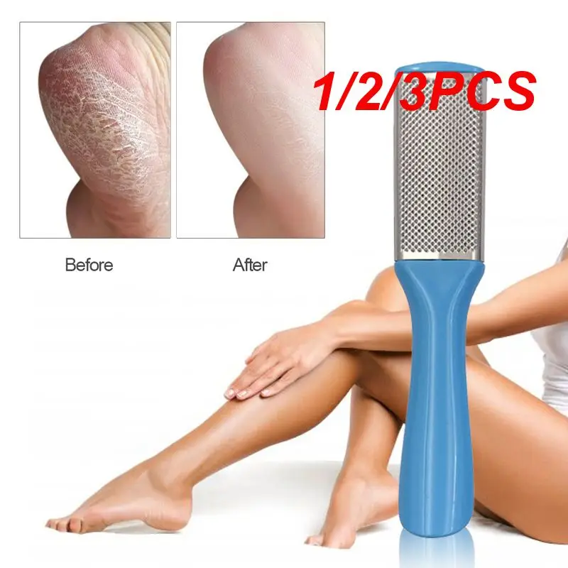 1/2/3PCS Heel Clean Pedicure Tools Callus Remover Foot Scrubber Foot File and Callus Remover Feet Massage Brush Manicure Foot