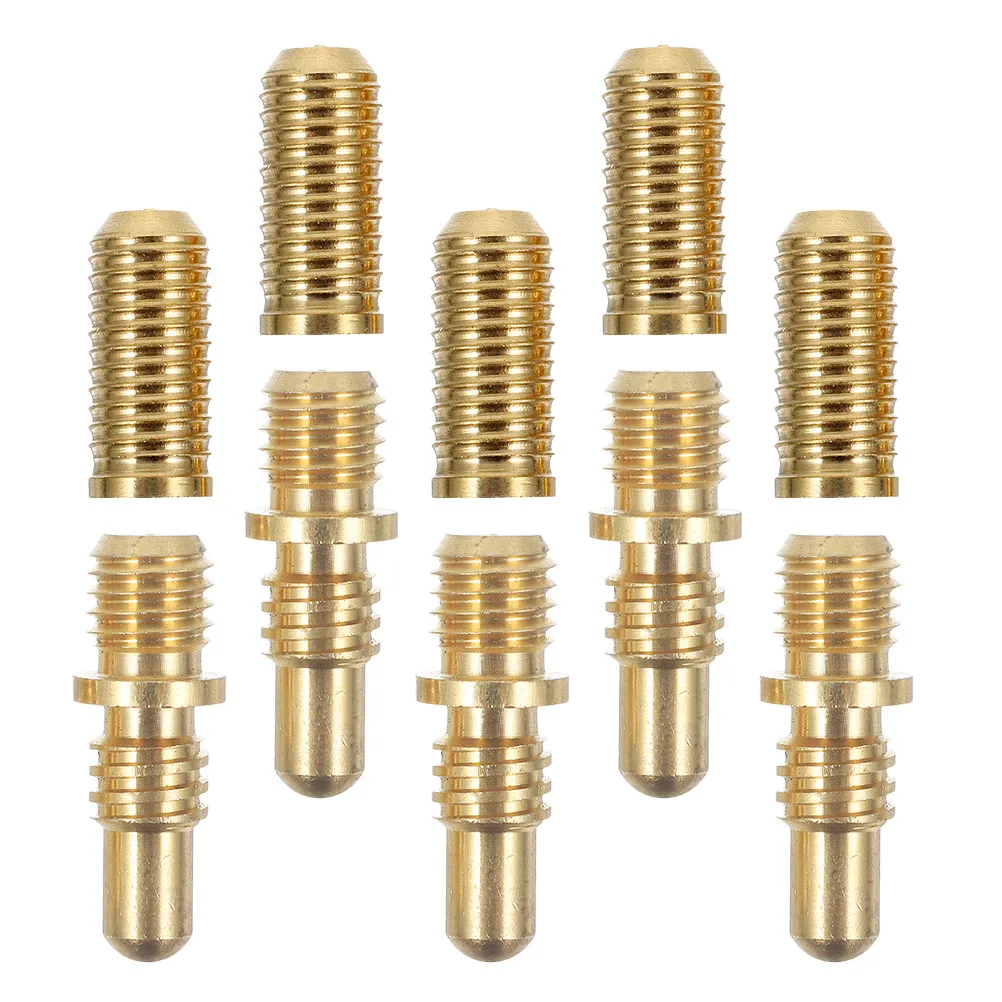 

5Sets Pool Cue Extension Joint Screws Brass Material for Cue Stick Lengthening Comfortable Grip Stable Connection Billiard