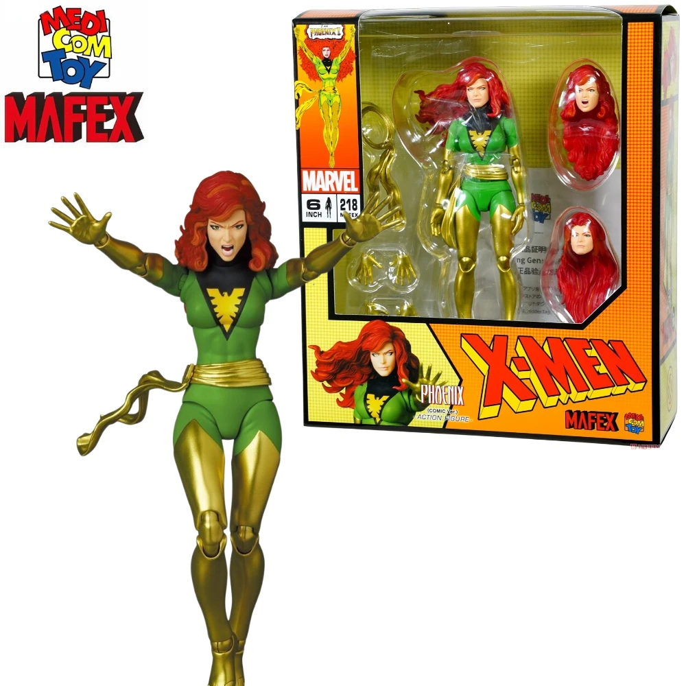 

В наличии Mafex 218 Phoenix Jean Grey (комикс Ver.) Игрушка Medicom, экшн-фижура, аниме модель, игрушки