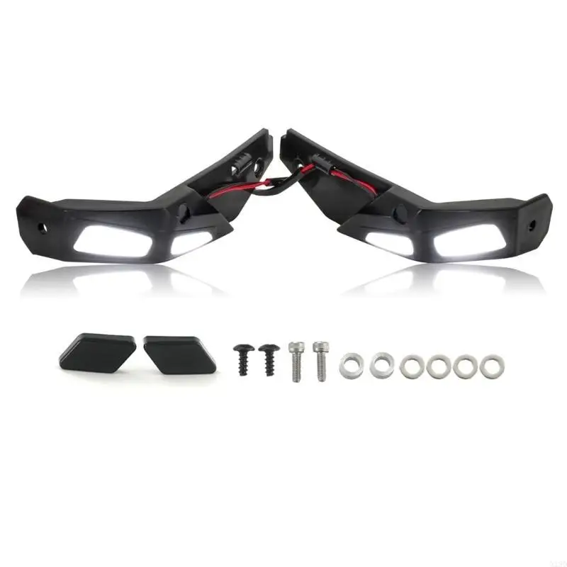 X13D 2pcs Handsguards Hand Guards Protector con accesorio iluminación LED para Can Ryker 600 900 Sport & Rally Edition