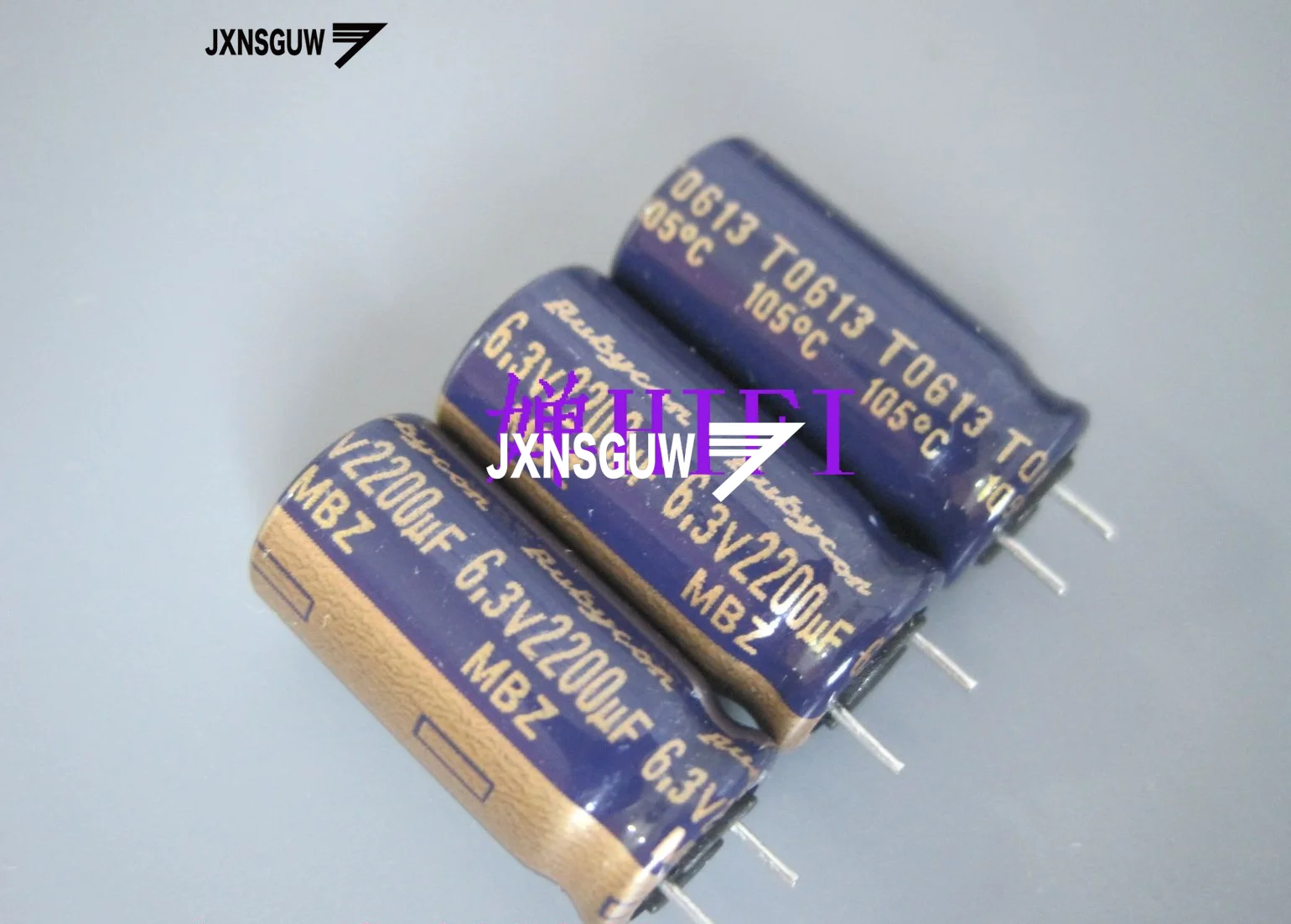 

20PCS NEW RUBYCON MBZ 6.3V2200UF 10X20MM Blue gold Aluminum electrolytic capacitors 2200uF/6.3v 105 degrees 2200UF 6.3V