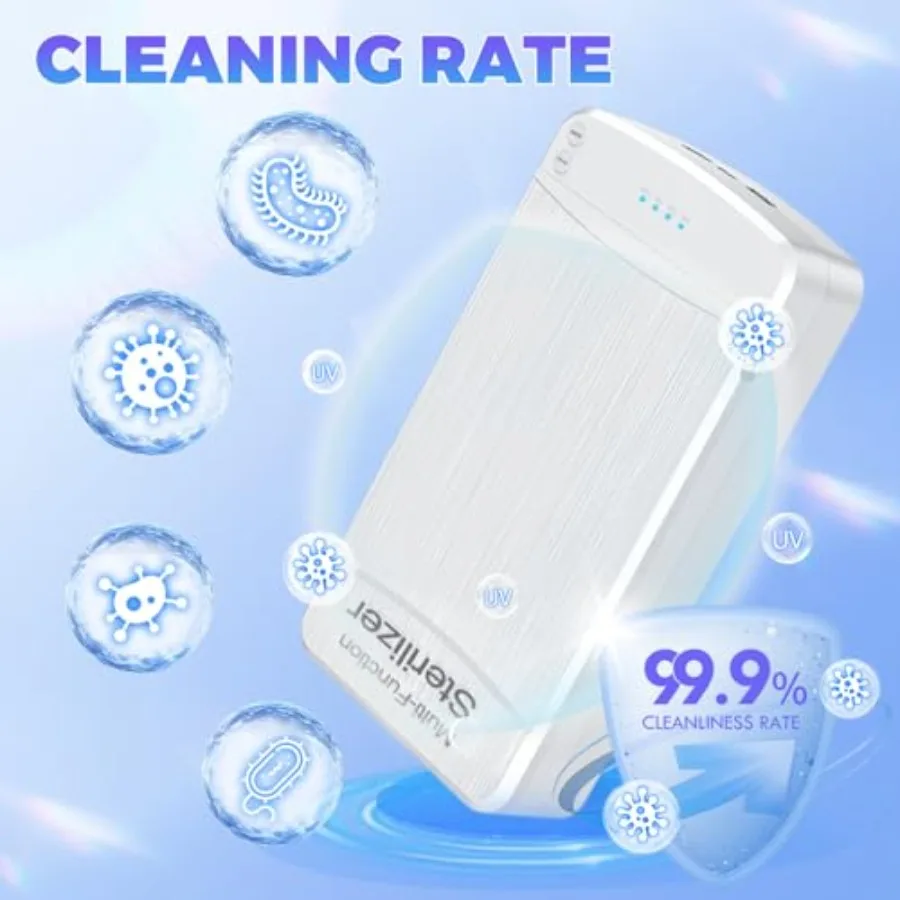 Ferramenta de limpeza de unhas com luz azul usb portátil máquina de limpeza dicas de unhas arte tecnologia deve ter para salão de beleza pinças telefone jóias