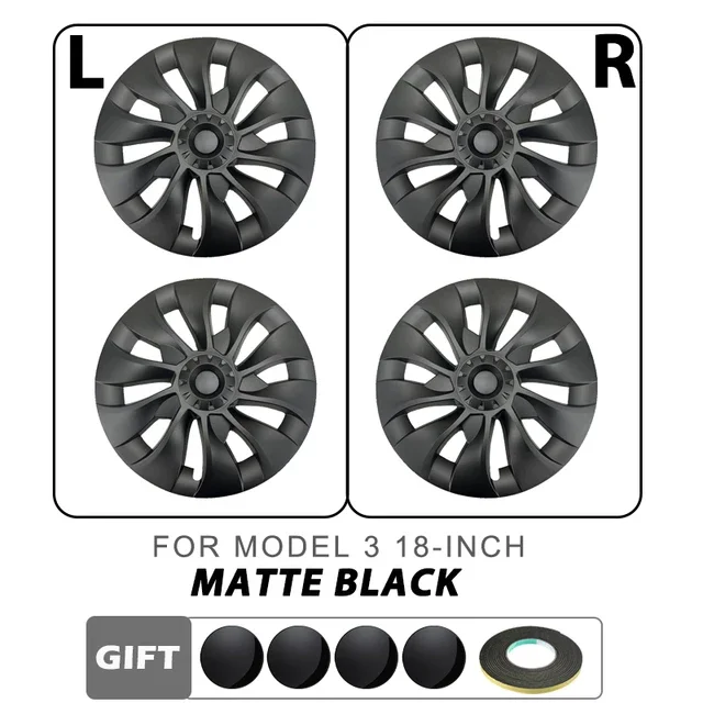 4 Stuks Wieldop Voor Tesla Model 3 2021 2022 18 Inch Prestaties Vervanging Wieldop Auto Volledige Velg Cover accessoires