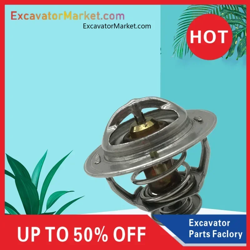 

For SANY SY HITACHI ZX ZAX 60 70 100 120 ISUZU 4BD1 4BG1 4JG1 engine thermostat high quality durable excavator accessories