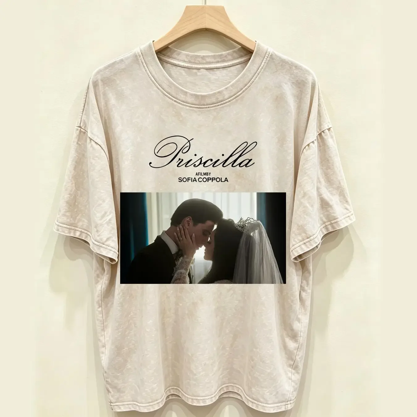 washed T Shirt Priscilla movie film by Sofia Coppola graphic long or short sleeves vintage Washed Breathable Casual Stretched