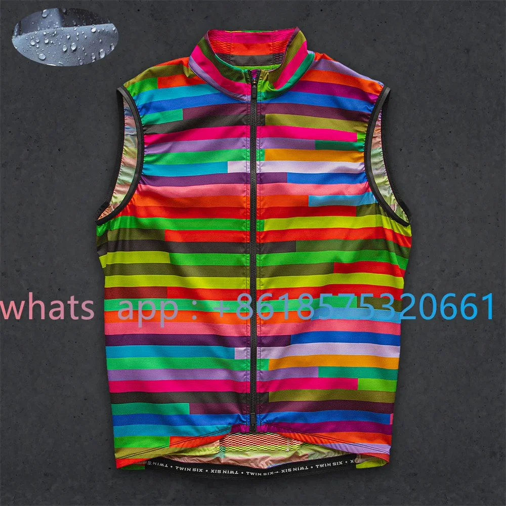 Twin Six Wind Vest Spring/autumn Bike Windproof Waterproof Jerseys Cycling Bike Jacket Lightweight Ultrathin Unisex Top New 2023