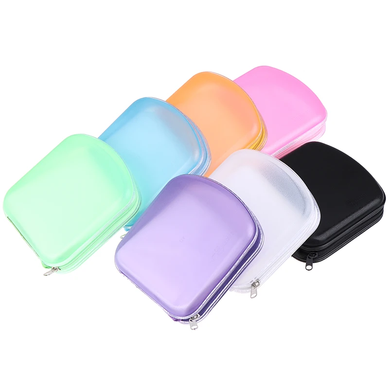 Portable 40pcs Disc CD DVD Wallet Storage Organizer Case Boxes Holder CD Sleeve Bag Album Box Cases With Zipper CD Storage Cover