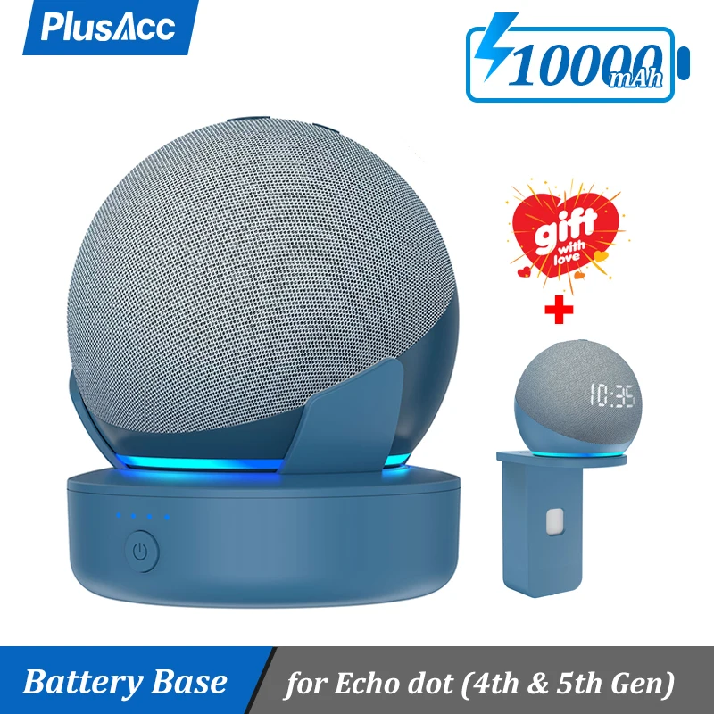 PlusAcc Portable Battery Base für Echo Dot 4. und 5. Generation – Eine detaillierte Bewertung