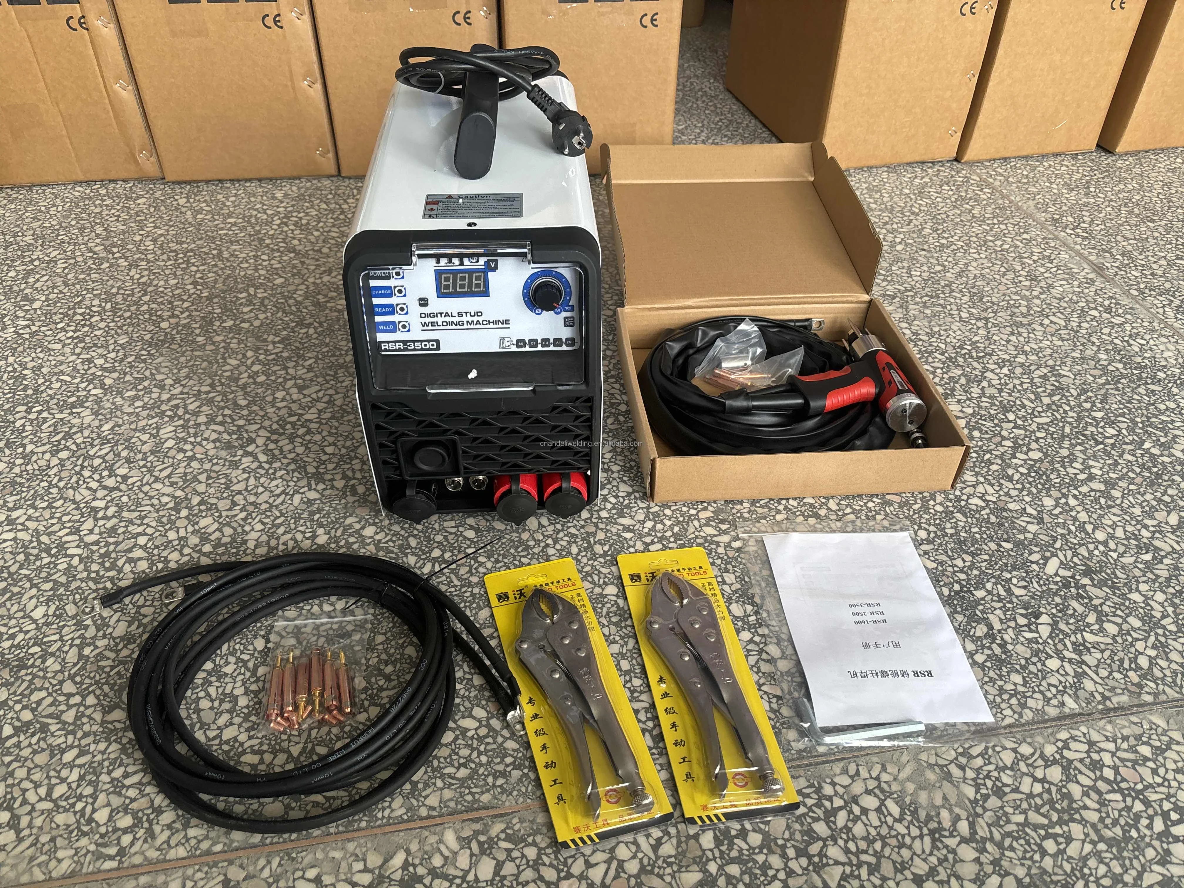 ANDELI New Arrival  RSR-1600/2500/3500 Portable Capacitor Discharge Stud Welding Machine hot selling