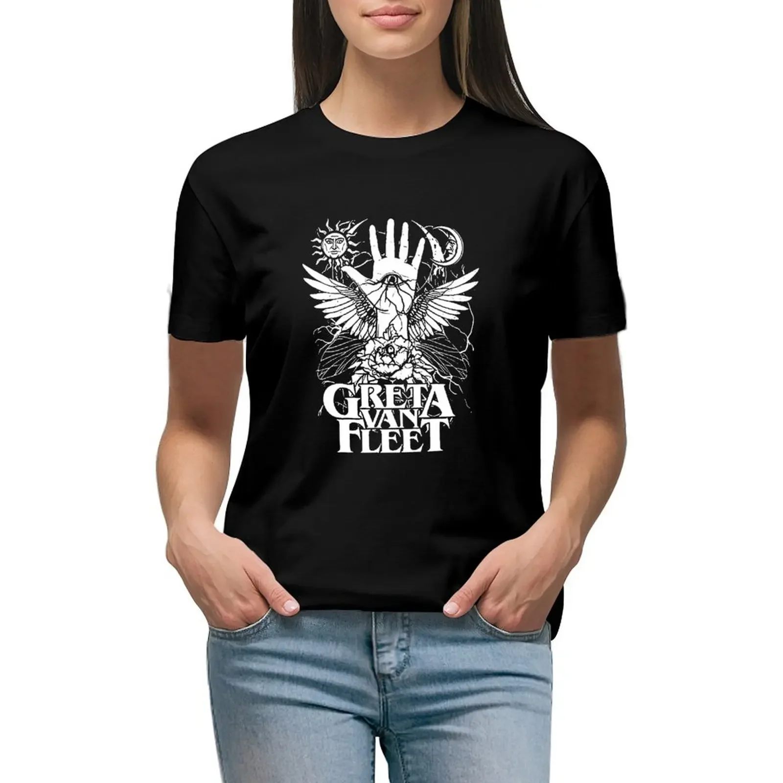 

Greeta van fleet6 Greta Van Fleet Shirt, Retro Musical Greta Fleet Rock Band Boho Vintage Musician Retro Greta Fleet T-s T-Shirt