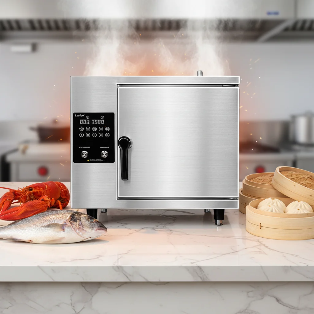 10KW Commercial Induction Food Steamer 380V Electric Steam Cooker for Restaurant Catering